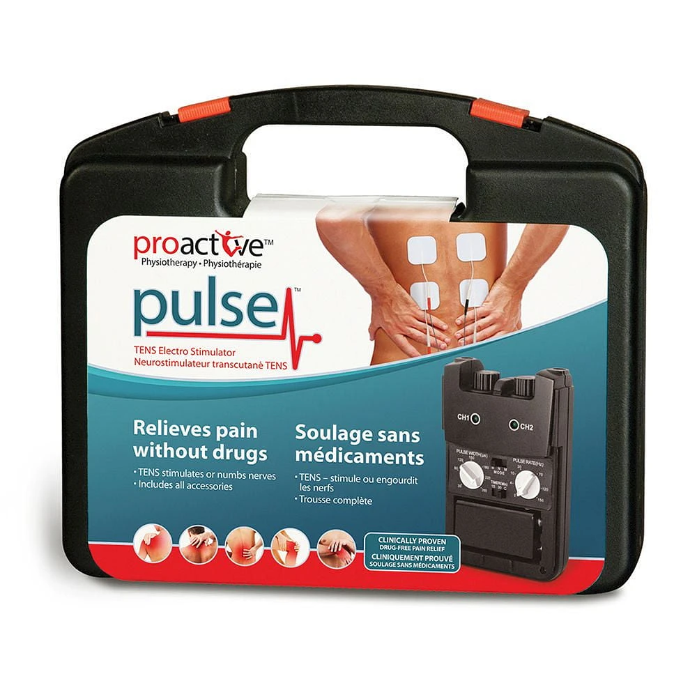 ProActive Pulse Tens Unit for Pain Management, Black, Pulse™ Tens Unit