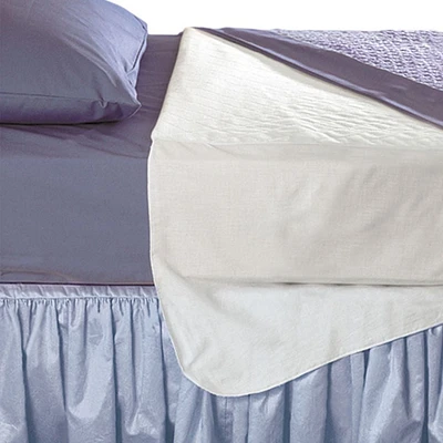 UltraBlok Reusable Incontinence Underpad W/Tuck-In Panels, Bed + Furniture, Wt, Twin 36" X 36", Ea