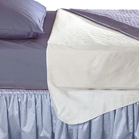 UltraBlok Reusable Incontinence Underpad W/Tuck-In Panels, Bed + Furniture, Wt, Twin 36" X 36", Ea