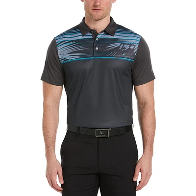 PGA TOUR Polo de golf conversationnel à manches courtes pour homme