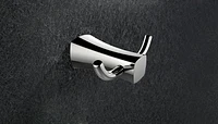 American Imaginations 4.13-in. W Rectangle Stainless Steel Robe Hook In Chrome Color AI-3046