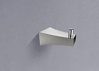 American Imaginations 2.17-in. W Rectangle Stainless Steel Robe Hook In Chrome Color AI-3047