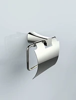 American Imaginations 5.67-in. W Rectangle Stainless Steel Toilet Paper Roll Holder In Chrome Color AI-3049