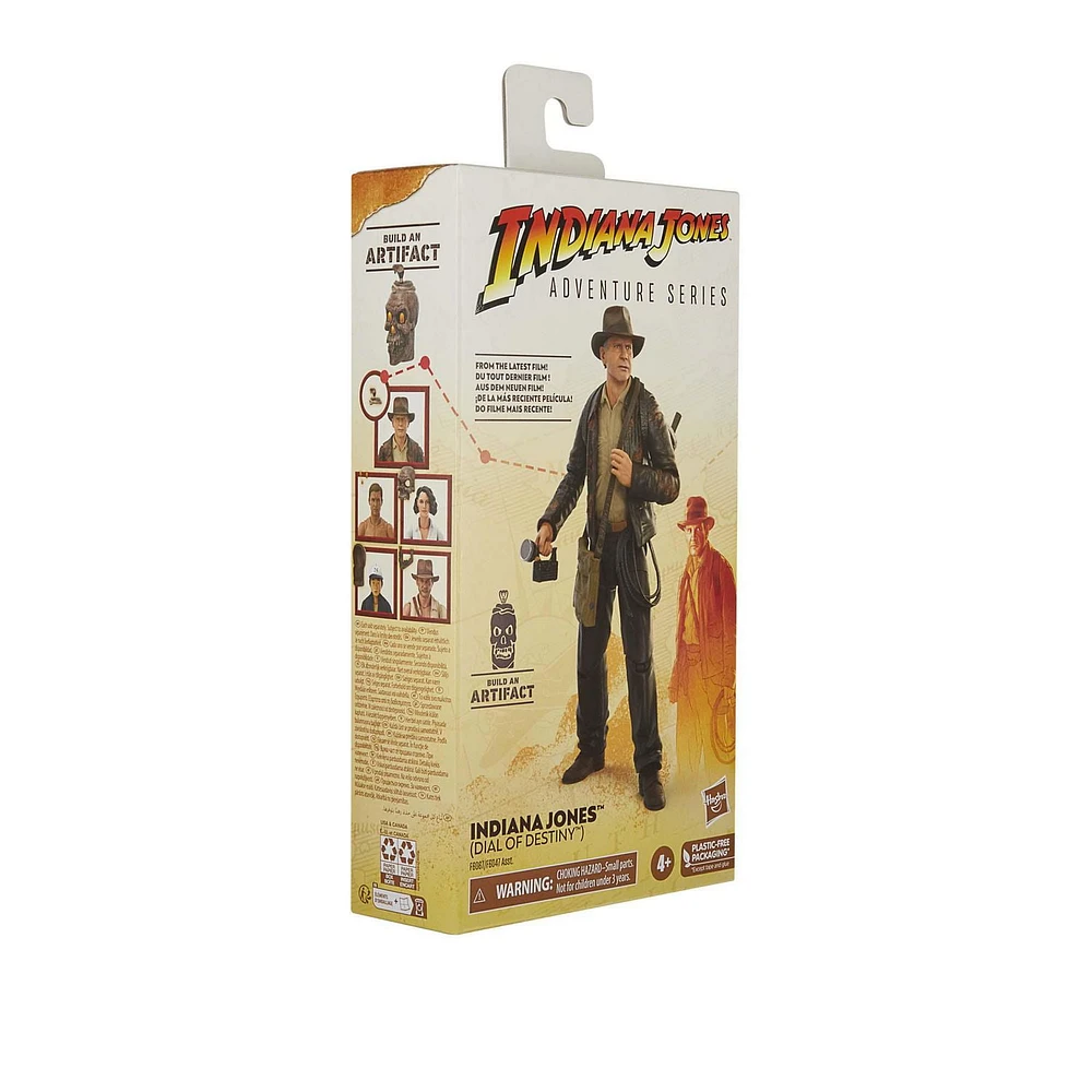 Indiana Jones and the Dial of Destiny Adventure Series Indiana Jones (Dial of Destiny) Action Figure, 6-inch, Toys for Kids Ages 4 and Up