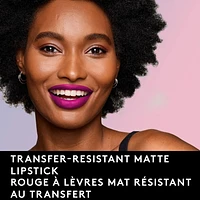COVERGIRL Rouge à lèvres Ultra Mat Exhibitionist, ne craque pas, augmente l'hydratation des lèvres jusqu'à 40%, dure jusqu'à 24h, 100 % Sans Cruauté Rouge à lèvres mat richement coloré