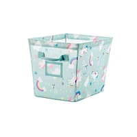 Mainstays Kids Storage Bin - Unicorn Blue