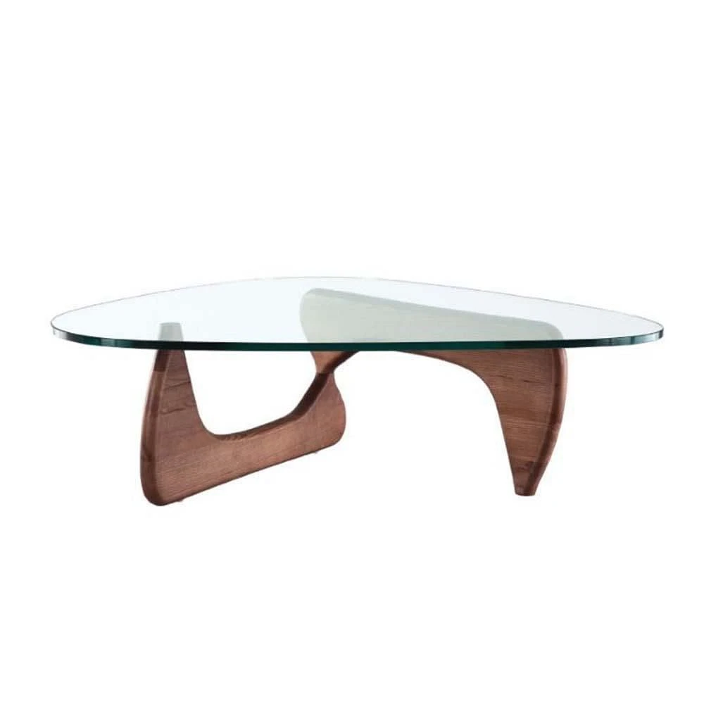 Heavenly Collection Large Walnut Wood Coffee Table