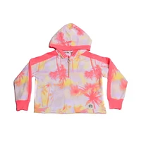 Justice Girls Paradise Long Sleeve Quarter Zip Hoodie