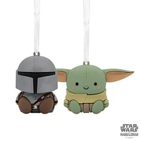 Hallmark Christmas Ornaments (Better Together Star Wars: The Mandalorian and Grogu Magnetic), Set of 2