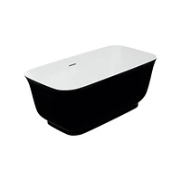 A&E Bath and Shower MINA-59-BLK FREESTANDING BATHTUB