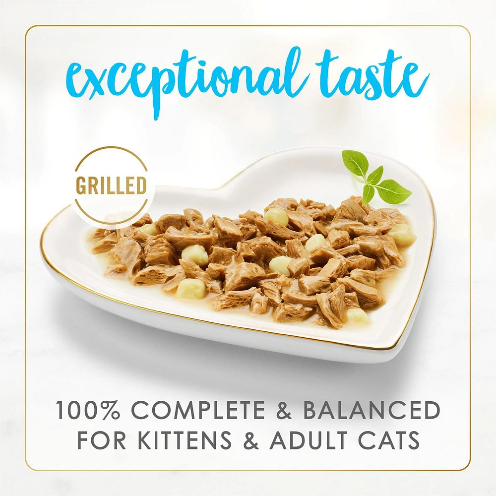 Fancy Feast Delights Grilled Tuna & Cheddar Cheese in Gravy, Wet Cat Food 85g, 85g