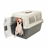 SportPet 19 pouces Transporteur pour chien en plastique durable CHENIL EN PLASTIQUE DE 19 PO