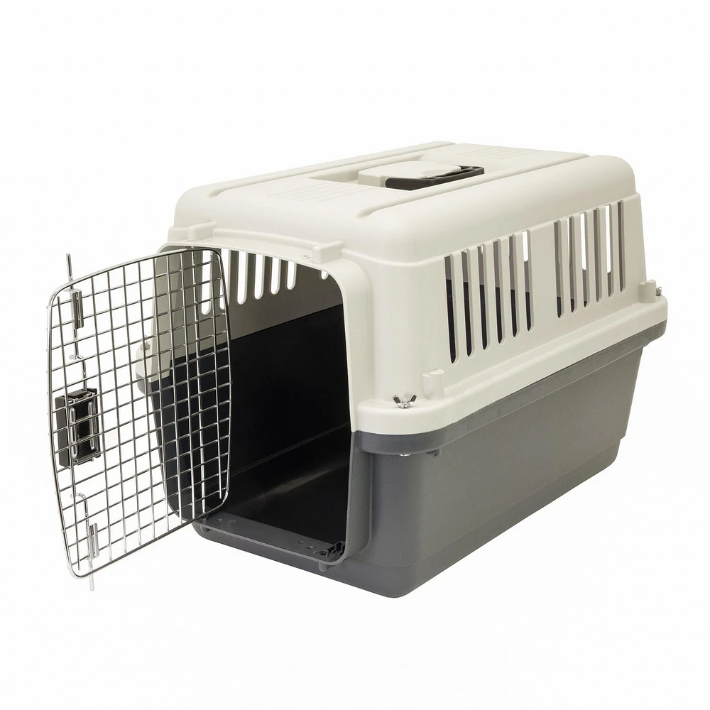 SportPet 19 pouces Transporteur pour chien en plastique durable CHENIL EN PLASTIQUE DE 19 PO