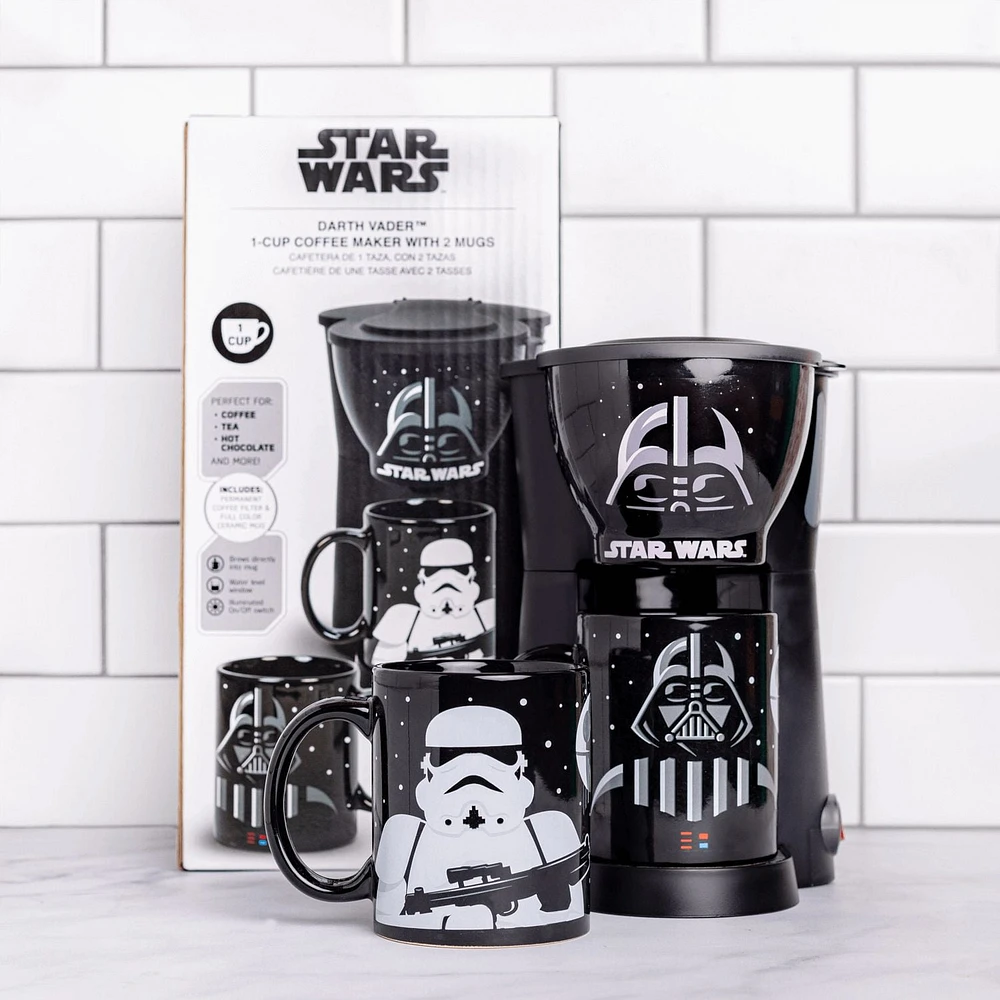 Star Wars Darth Vader Coffee Maker with 2 Mug