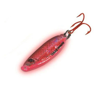 Northland FMS3-93 Forage Minnow Spoon, 1/8oz Super-Glo Redfish 1Cd, Forage Minnow Spoon, Super-Glo Redfish