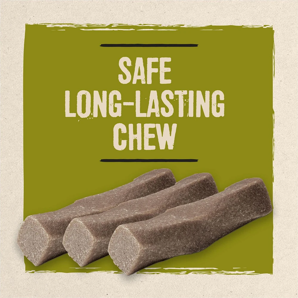 Prime Bones avec Venaison Sauvage Gâteries en Forme de Ramure pour Chiens