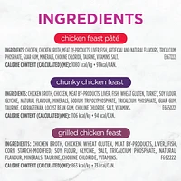 Fancy Feast Chicken Feast Cat Food Variety Pack, 24 x 85g