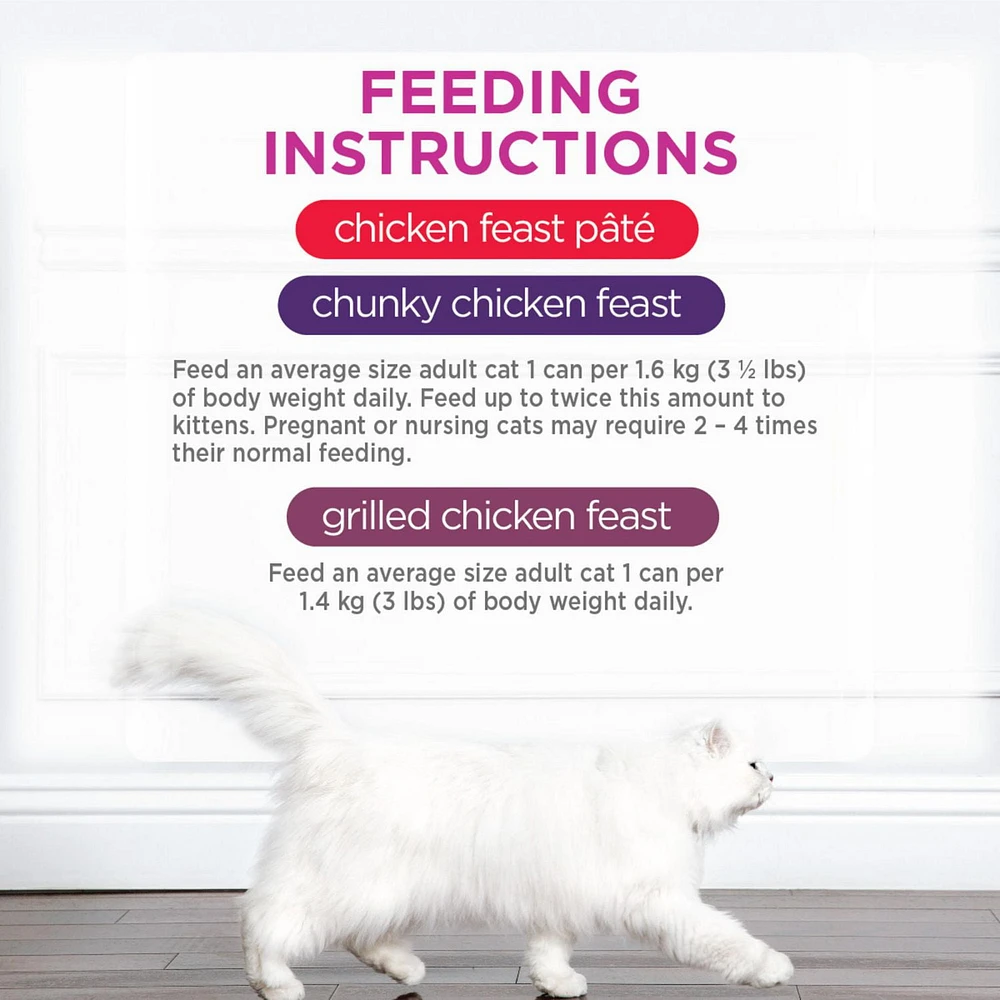 Fancy Feast Chicken Feast Cat Food Variety Pack, 24 x 85g