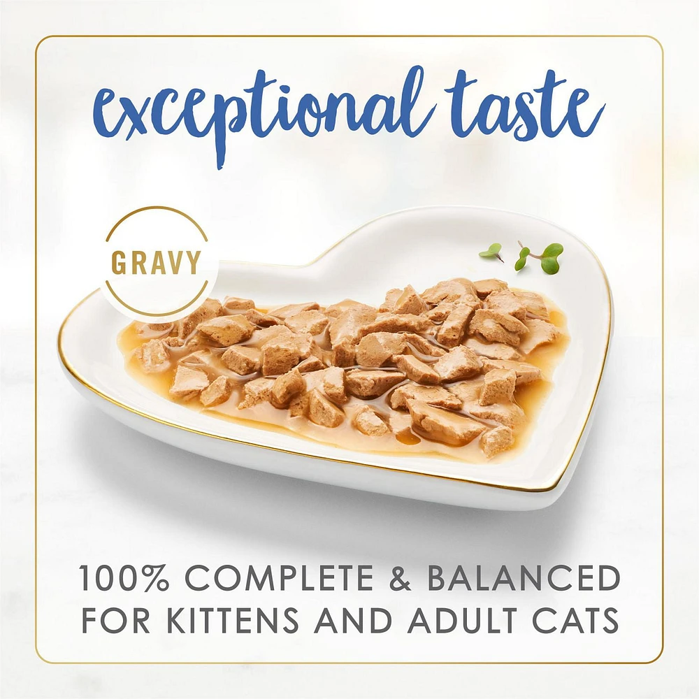 Fancy Feast Gravy Lovers Ocean Whitefish & Tuna, Wet Cat Food 85g, 85g