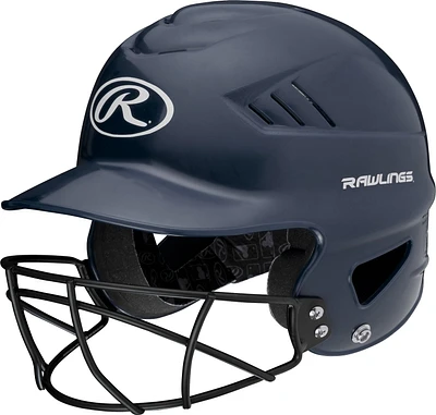 Rawlings RCFH Helmet with Facemask - Navy