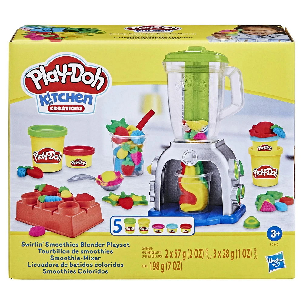 Play-Doh Swirlin' Smoothies Toy Blender Playset, Ages 3 and up