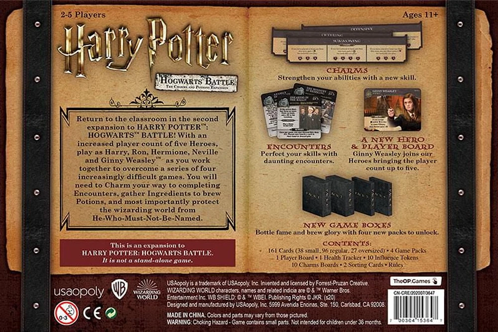 USAopoly Harry Potter: Hogwarts Battle – The Charms and Potions Expansion