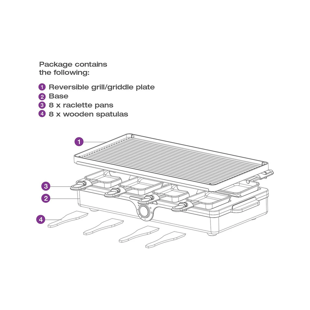 Salton Party Grill/Raclette, PG1645