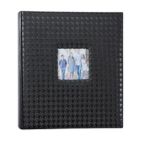 5UP 4X6 Black Houndstooth Photo Album