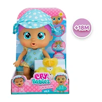 Cry Babies - Fun 'N Sun Mila 10 inch baby doll with Daisy Themed Swimsuit plus 6 accessories