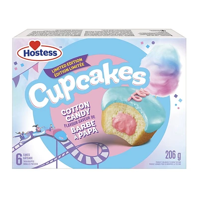 Hostess® Cotton Candy Flavour Cupcakes