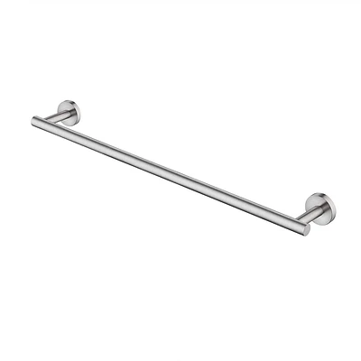 Avanities -in. W Round Stainless Steel Towel Bar In Brushed Stainless Steel Color AI