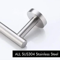 Avanities 28-in. W Round Stainless Steel Towel Bar In Brushed Stainless Steel Color AI-34580