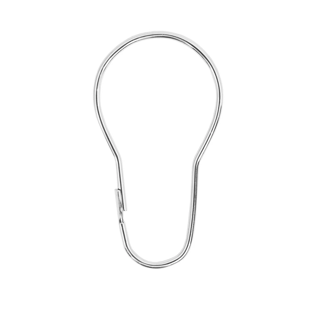 Mainstays Wire Shower Hooks, Set of 12
