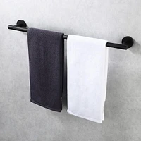 Avanities -in. W Round Stainless Steel Towel Bar In Black Color AI