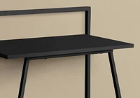 Monarch Specialties Computer Desk, Home Office, Laptop, 30"l, Work, Metal, Laminate, Black, Contemporary, Modern