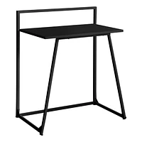 Monarch Specialties Computer Desk, Home Office, Laptop, 30"l, Work, Metal, Laminate, Black, Contemporary, Modern