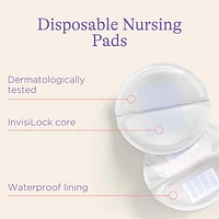 Lansinoh Stay Dry Disposable Nursing Pads, 60 Count, Soft and Super Absorbent