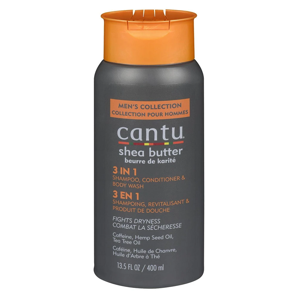 Cantu 3 in 1 Shampoo, Conditioner and Body Wash