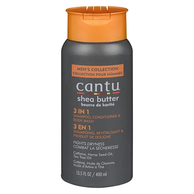 Cantu 3 in 1 Shampoo, Conditioner and Body Wash