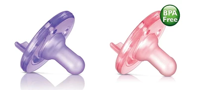 Philips Avent Soothie Pacifier 0-3m, Pink /Purple, 2 pack, SCF190/02