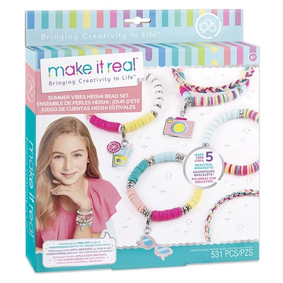 Make it Real Heishi Bead Bracelets