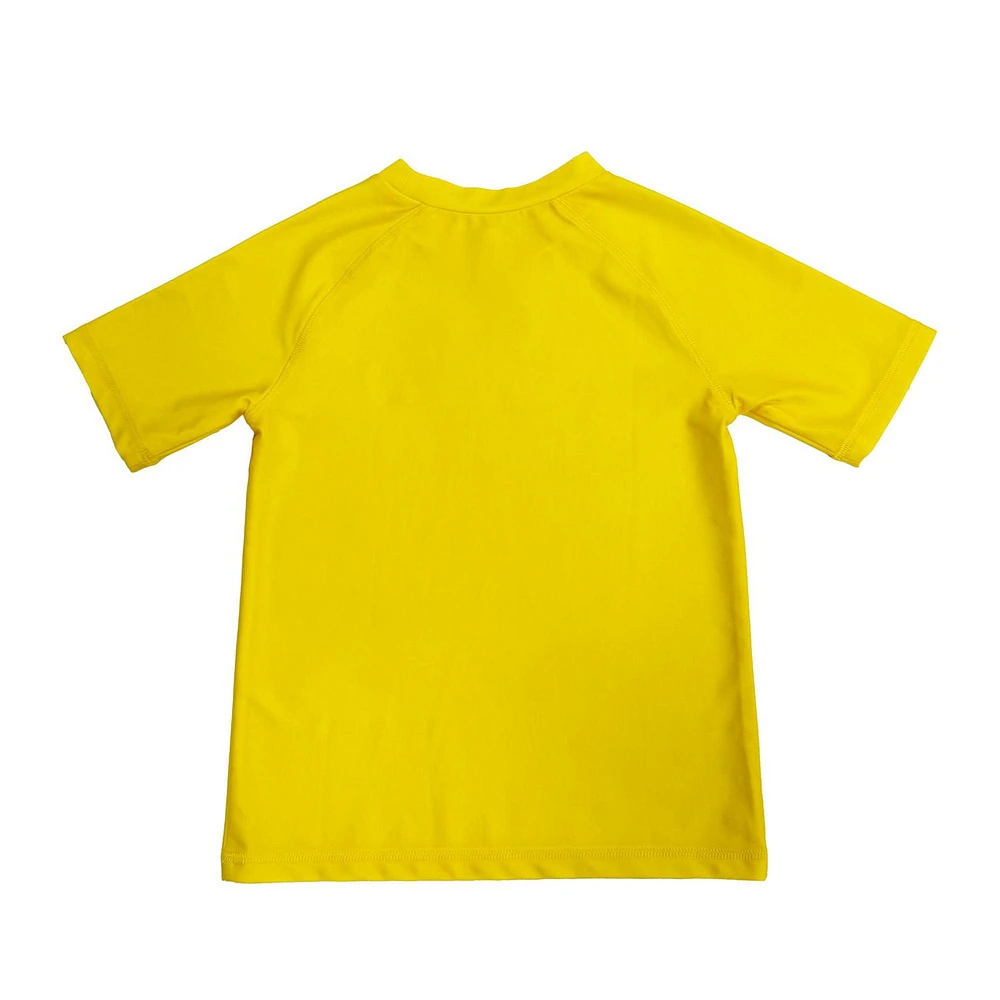 Pokemon Boys Pikachu Charged Up Short Sleeve Rash Guard