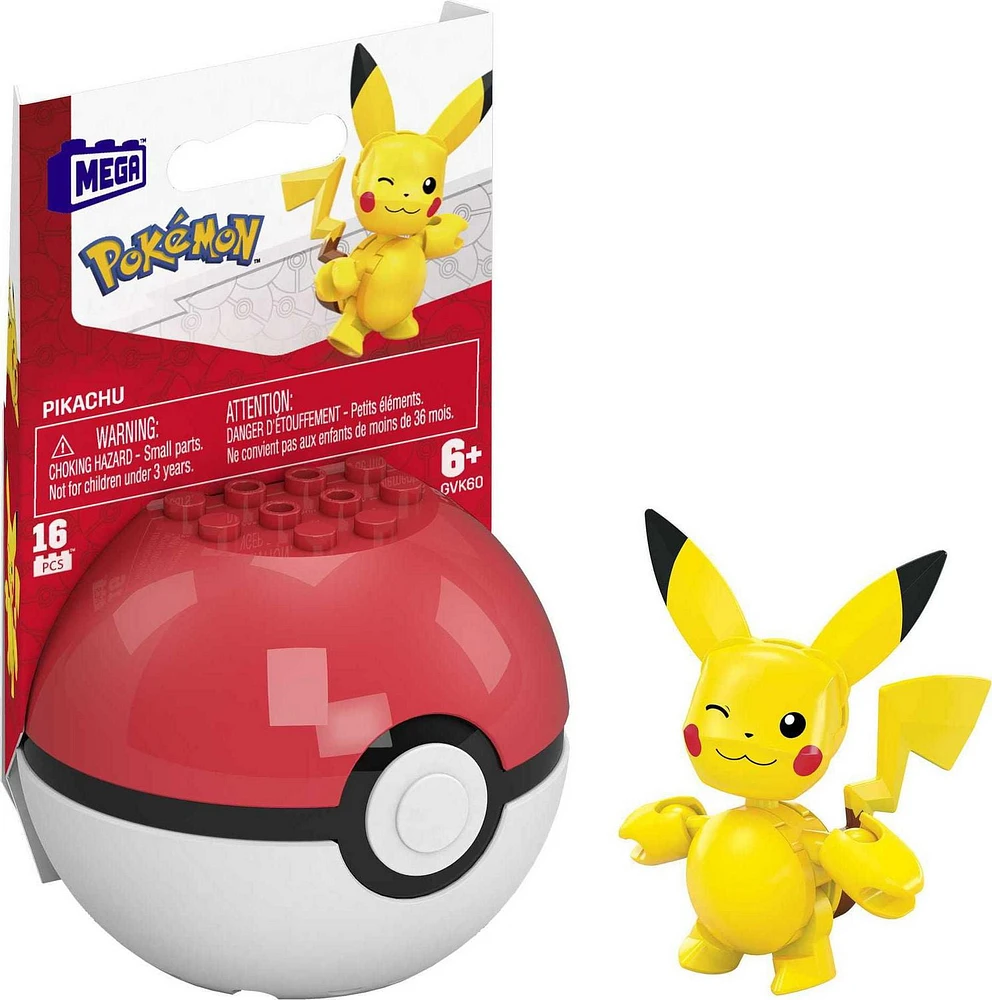 Mega Pokémon Pikachu Building Set - 16 Pieces