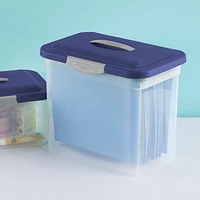 Sterilite Showoffs Large Storage Container Blue, Each