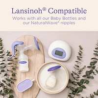 Lansinoh Compact Single Electric Breast Pump for Breastfeeding Moms