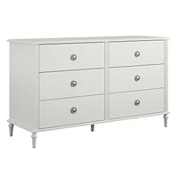 Little Seeds Rowan Valley Arden 6 Drawer White Kids’ Dresser