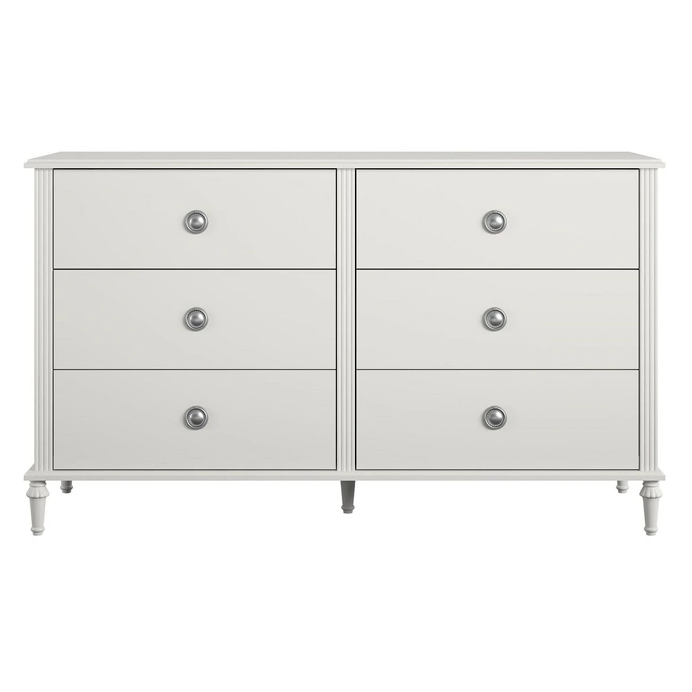 Little Seeds Rowan Valley Arden 6 Drawer White Kids’ Dresser