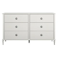 Little Seeds Rowan Valley Arden 6 Drawer White Kids’ Dresser