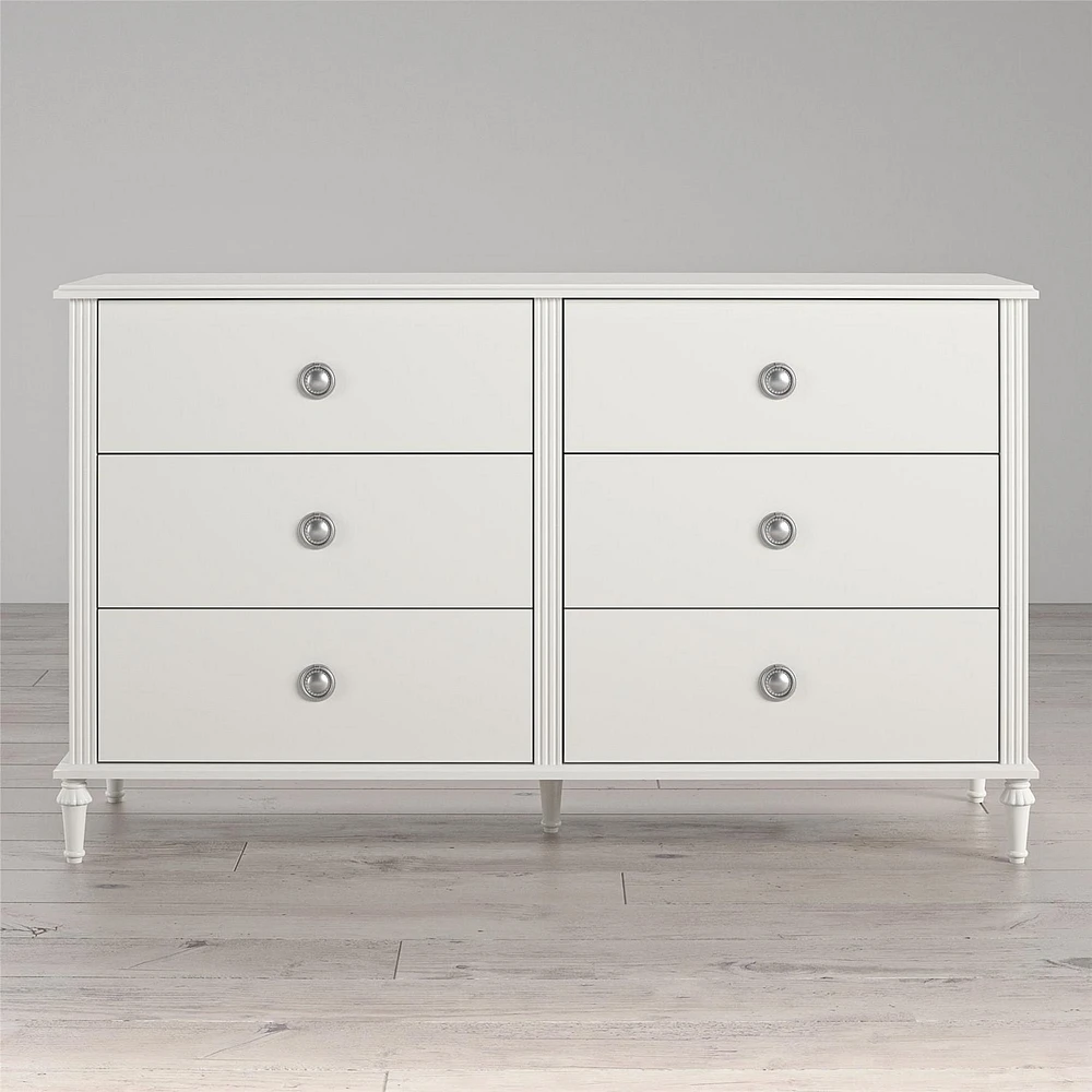 Little Seeds Rowan Valley Arden 6 Drawer White Kids’ Dresser