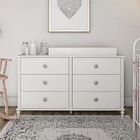 Little Seeds Rowan Valley Arden 6 Drawer White Kids’ Dresser